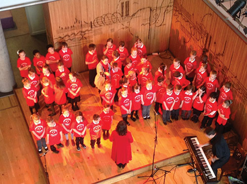 Preludes performing at the Colston Hall